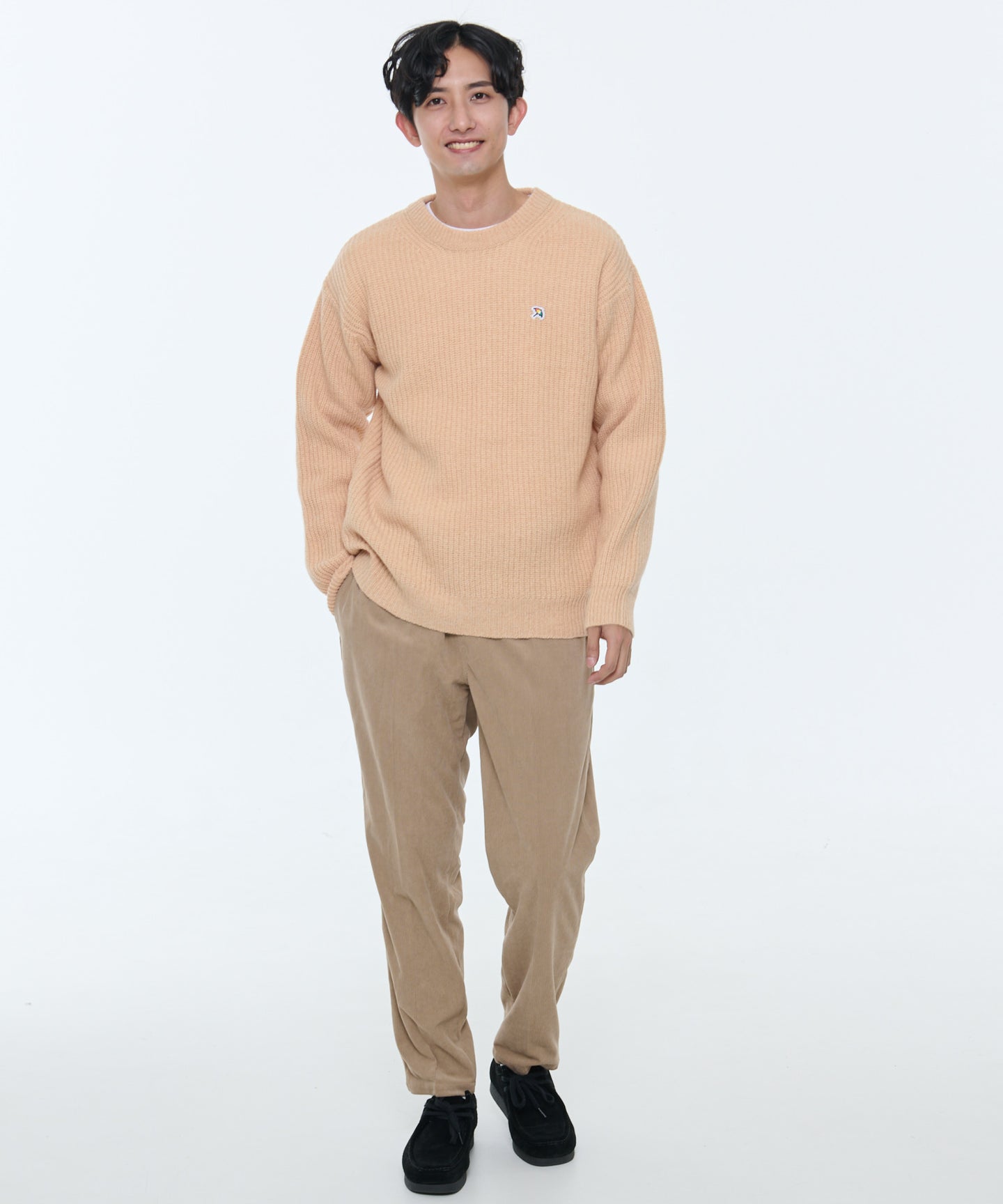 Arnold Palmer シェア 畔編みウールニットセーター